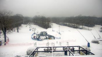 Weather camera view of Powder Ridge Ski Resort.