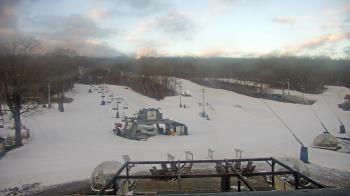 Weather camera view of Powder Ridge Ski Resort.