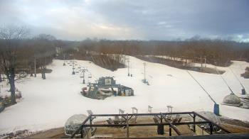 Weather camera view of Powder Ridge Ski Resort.