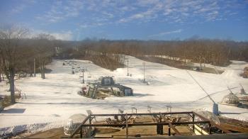 Weather camera view of Powder Ridge Ski Resort.