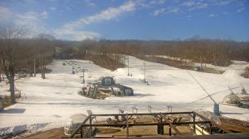 Weather camera view of Powder Ridge Ski Resort.