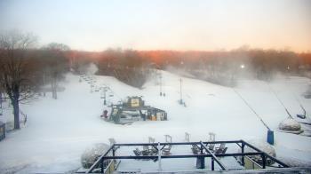 Weather camera view of Powder Ridge Ski Resort.