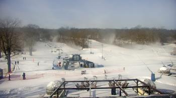 Weather camera view of Powder Ridge Ski Resort.