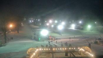 Weather camera view of Powder Ridge Ski Resort.