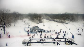 Weather camera view of Powder Ridge Ski Resort.