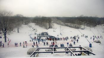 Weather camera view of Powder Ridge Ski Resort.