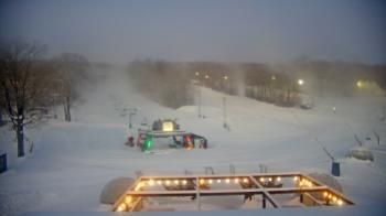 Weather camera view of Powder Ridge Ski Resort.