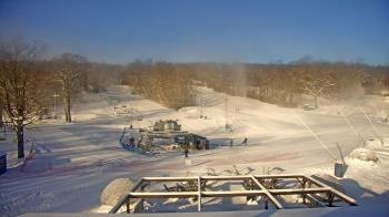 Weather camera view of Powder Ridge Ski Resort.
