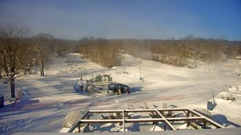 Weather camera view of Powder Ridge Ski Resort.