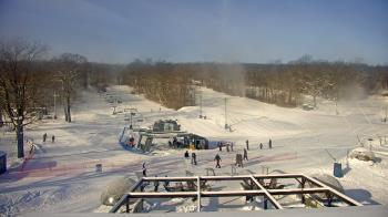 Weather camera view of Powder Ridge Ski Resort.