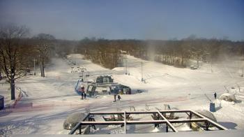 Weather camera view of Powder Ridge Ski Resort.