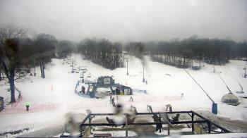 Weather camera view of Powder Ridge Ski Resort.