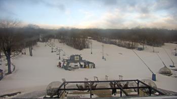 Weather camera view of Powder Ridge Ski Resort.