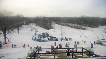 Weather camera view of Powder Ridge Ski Resort.