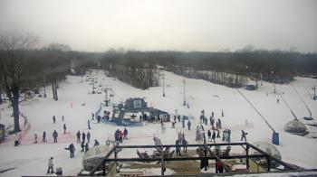 Weather camera view of Powder Ridge Ski Resort.