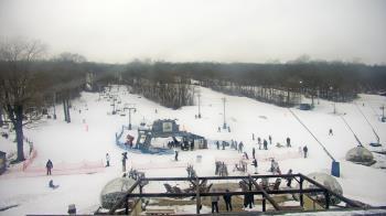 Weather camera view of Powder Ridge Ski Resort.