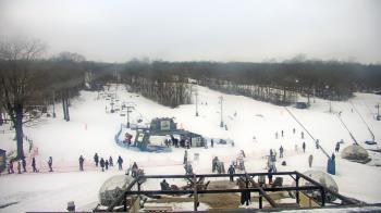 Weather camera view of Powder Ridge Ski Resort.