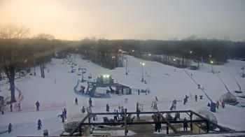 Weather camera view of Powder Ridge Ski Resort.