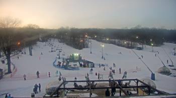 Weather camera view of Powder Ridge Ski Resort.