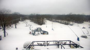 Weather camera view of Powder Ridge Ski Resort.