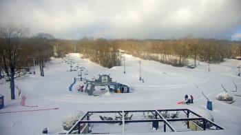 Weather camera view of Powder Ridge Ski Resort.