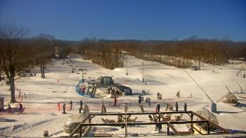 Weather camera view of Powder Ridge Ski Resort.