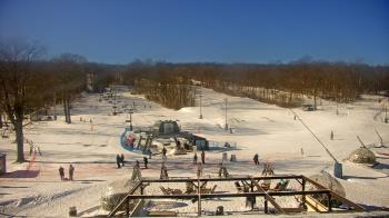 Weather camera view of Powder Ridge Ski Resort.