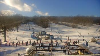 Weather camera view of Powder Ridge Ski Resort.