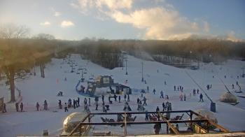 Weather camera view of Powder Ridge Ski Resort.