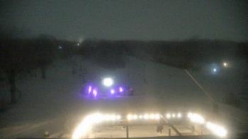 Weather camera view of Powder Ridge Ski Resort.