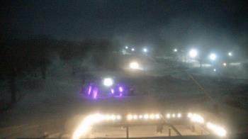 Weather camera view of Powder Ridge Ski Resort.