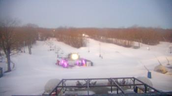 Weather camera view of Powder Ridge Ski Resort.