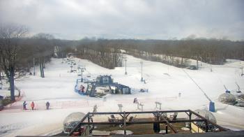 Weather camera view of Powder Ridge Ski Resort.