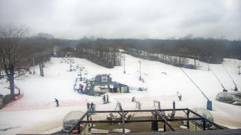 Weather camera view of Powder Ridge Ski Resort.