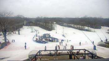 Weather camera view of Powder Ridge Ski Resort.