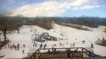Weather camera view of Powder Ridge Ski Resort.