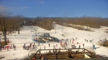 Weather camera view of Powder Ridge Ski Resort.