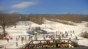 Weather camera view of Powder Ridge Ski Resort.