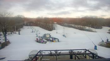 Weather camera view of Powder Ridge Ski Resort.