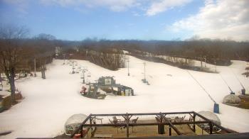 Weather camera view of Powder Ridge Ski Resort.