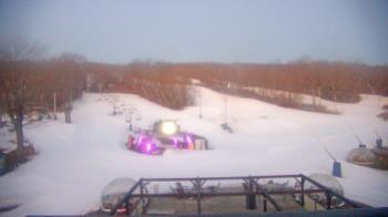 Weather camera view of Powder Ridge Ski Resort.