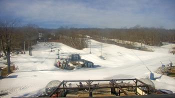 Weather camera view of Powder Ridge Ski Resort.