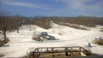 Weather camera view of Powder Ridge Ski Resort.