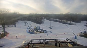 Weather camera view of Powder Ridge Ski Resort.