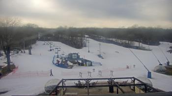 Weather camera view of Powder Ridge Ski Resort.