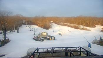 Weather camera view of Powder Ridge Ski Resort.