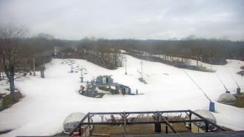 Weather camera view of Powder Ridge Ski Resort.