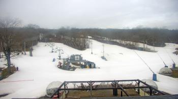 Weather camera view of Powder Ridge Ski Resort.