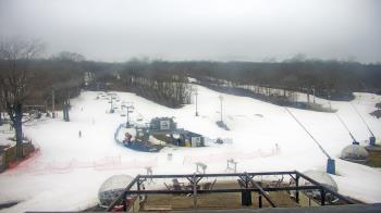 Weather camera view of Powder Ridge Ski Resort.
