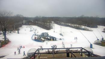 Weather camera view of Powder Ridge Ski Resort.